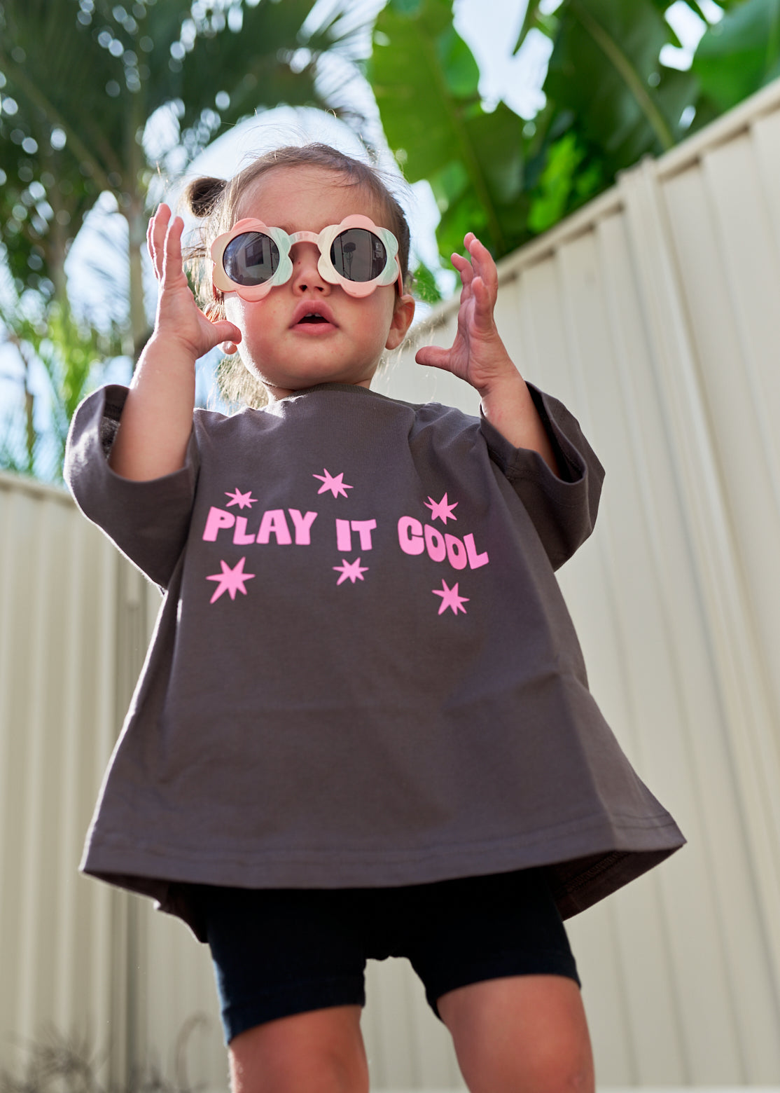 Play It Cool Tee - Charcoal