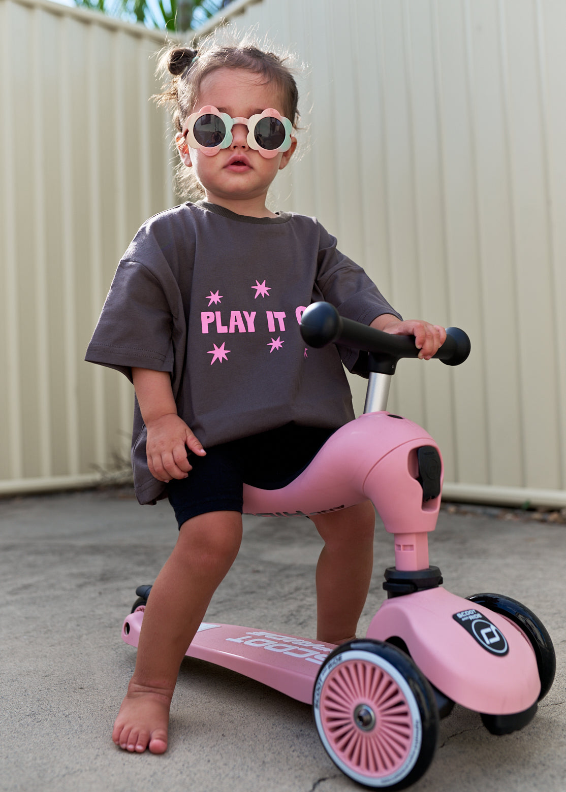 Play It Cool Tee - Charcoal